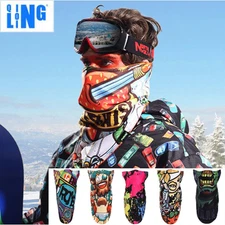 Winter Neck Warmer Gaiter Windproof Fleece Ski Half Face Mask for Cold Weather