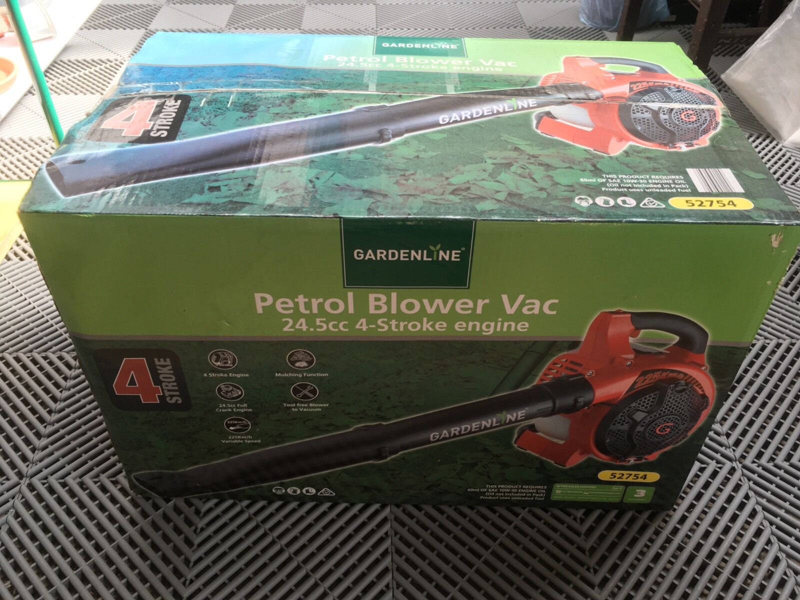 Gardenline Petrol Blower Vac eBay