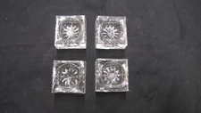 Lot of 4 Antique Square Salt Dishes