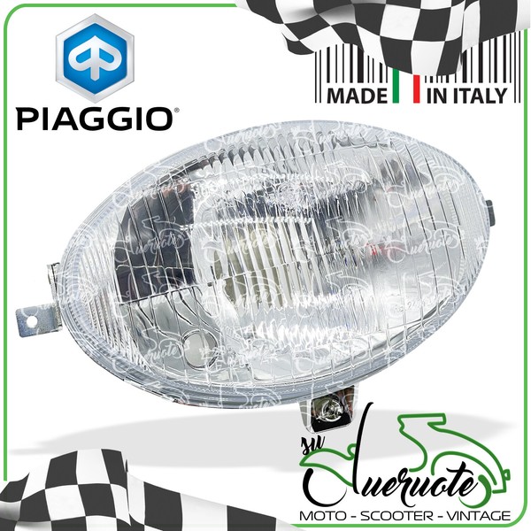 Piaggio Original Frontscheinwerfer Faro Vespa ET4 ET2 50 Liberty Transparent-image