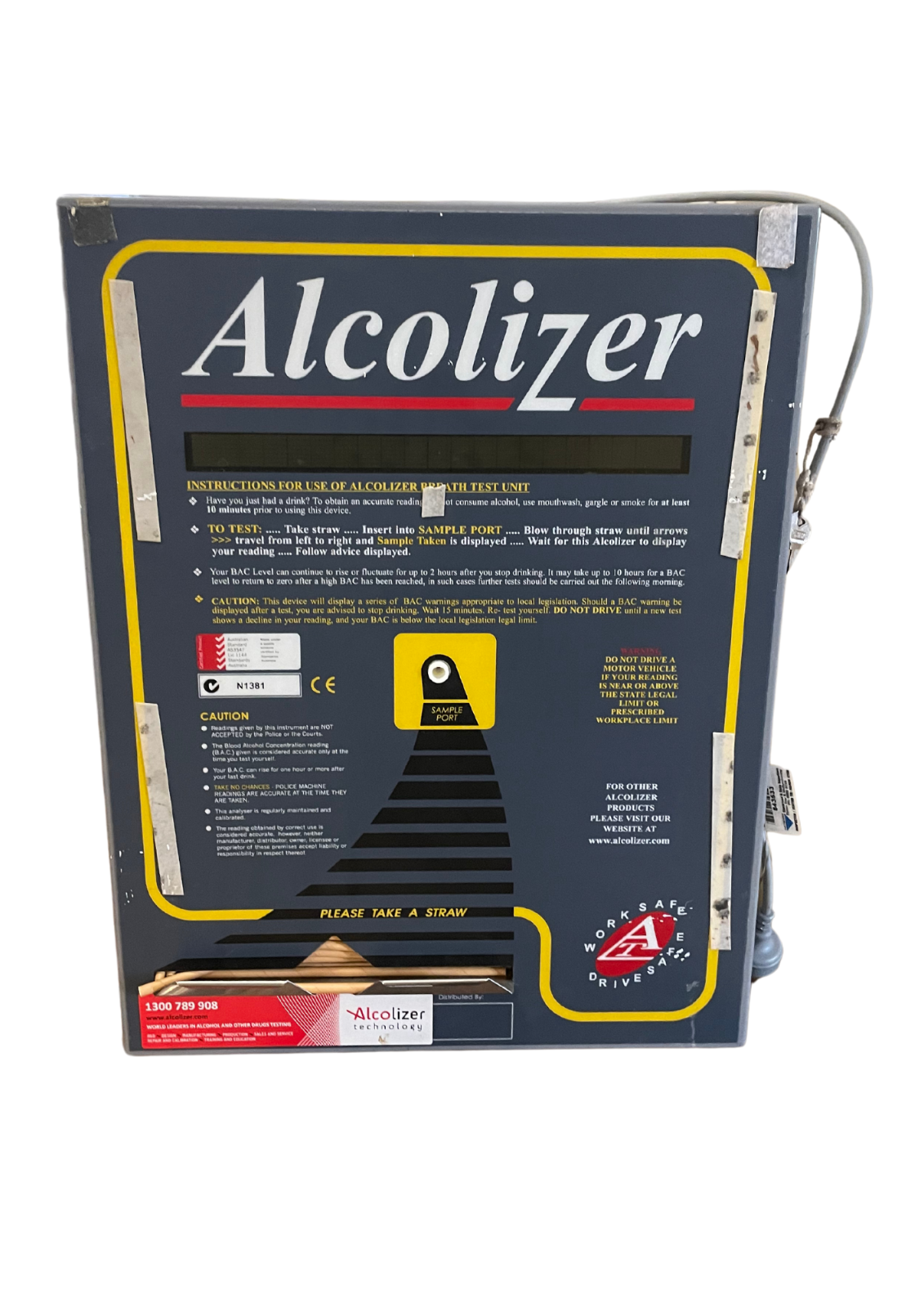 Alcolizer WM3 wallmount breathalysers x 3 | eBay Australia