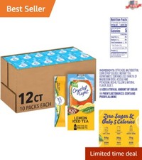 120 Count Naturally Flavored Lemon Iced Tea Mix - Healthy Refreshment Anywhere