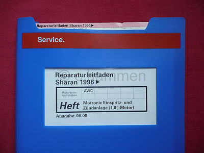 Reparaturleitfaden VW Sharan I Typ 7M8 1,8l Turbo Motor  AWC 110 kW  Motronic 