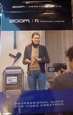 ZOOM F1 FIELD RECORDER & LAVILIER MIC