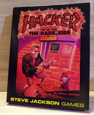 VINTAGE 1995 HACKER 2 THE DARK SIDE BOARD GAME SUPPLEMENT STEVE JACKSON .