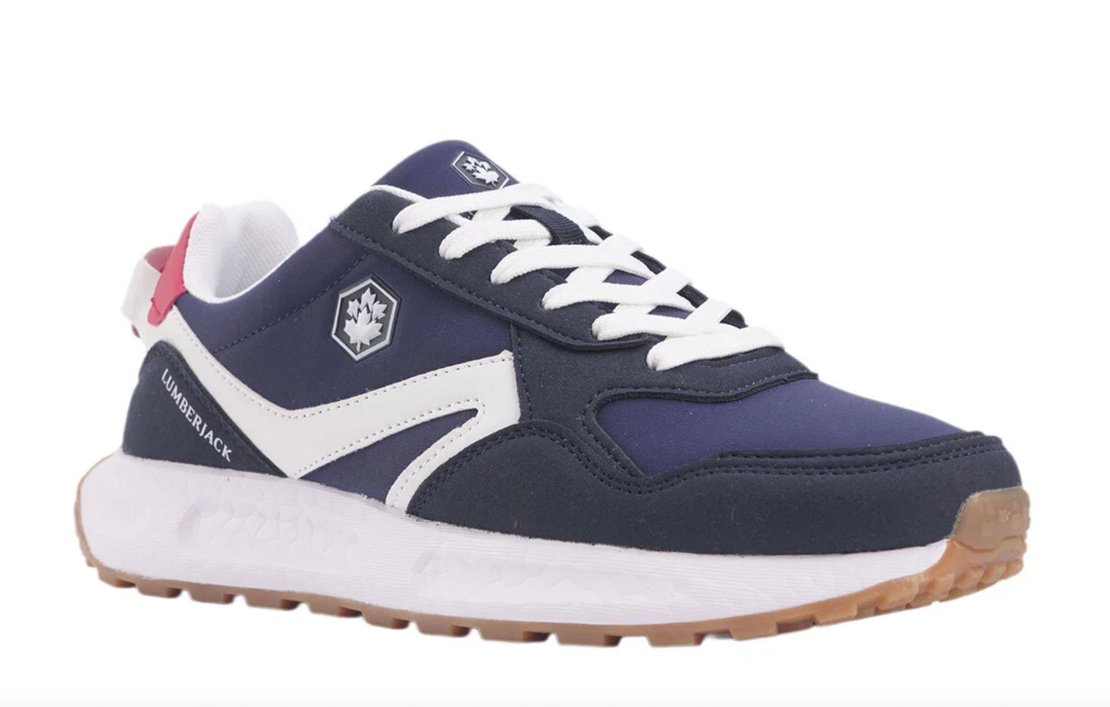 Sneakers Lumberjack Tania tessuto blu soletta in memory foam