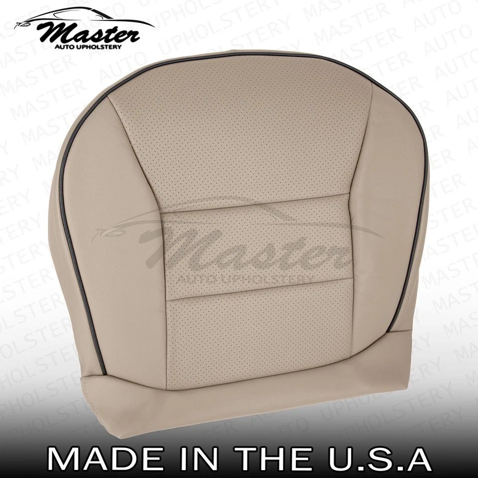 Se adapta a Land Rover Discovery 1999-2002 cubiertas de asiento delanteras inferiores Bahama beige Foto 3 de 4