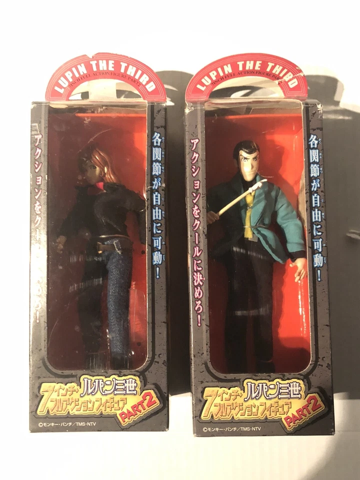 De Colección Lupin La Tercera Parte 2 Figuras 7" 2001 Anime Japón Importación Caja Daisuke Foto 2 de 4