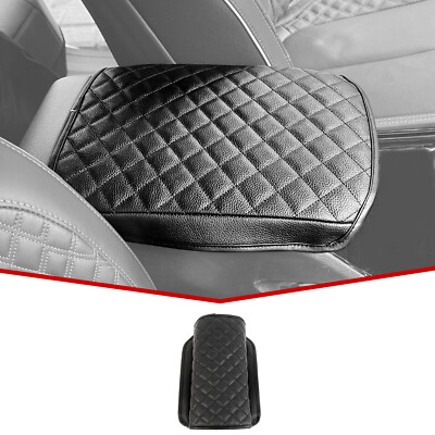Black Interior Center Lid Armrest Box Pad Cover For Jeep Grand Cherokee 2022+