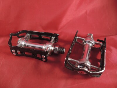 CAMPAGNOLO RECORD STRADA SUPERLEGGERI PEDALE 70er JAHRE GENERALÜBERHOLT + POLIERT