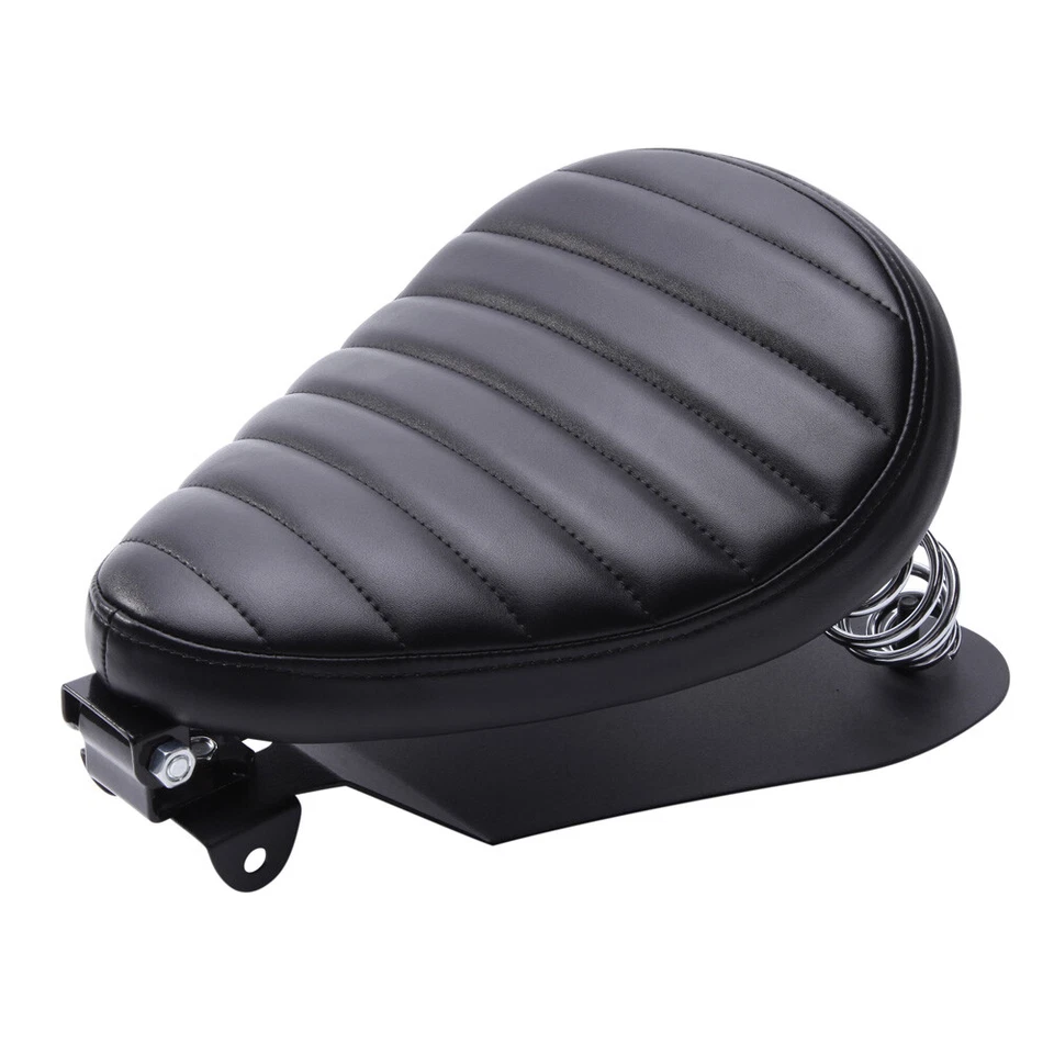 Muelle de asiento individual Bobber para Honda Shadow Spirit ACE Aero VT con base de sillín Foto 3 de 4