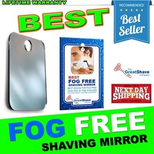 TOP SELLER Fog Free Shave Shower Mirror by The Great Shave Company fogless
