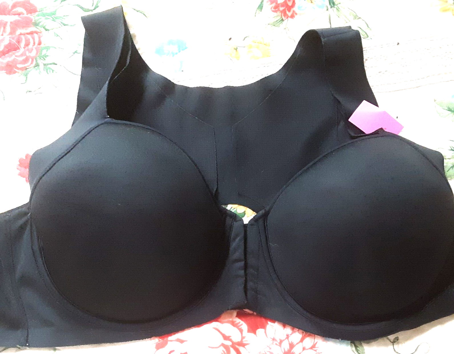 Bali Black One Smooth U Front Closing Posture Boost Bra Size 42C DF3450 ...