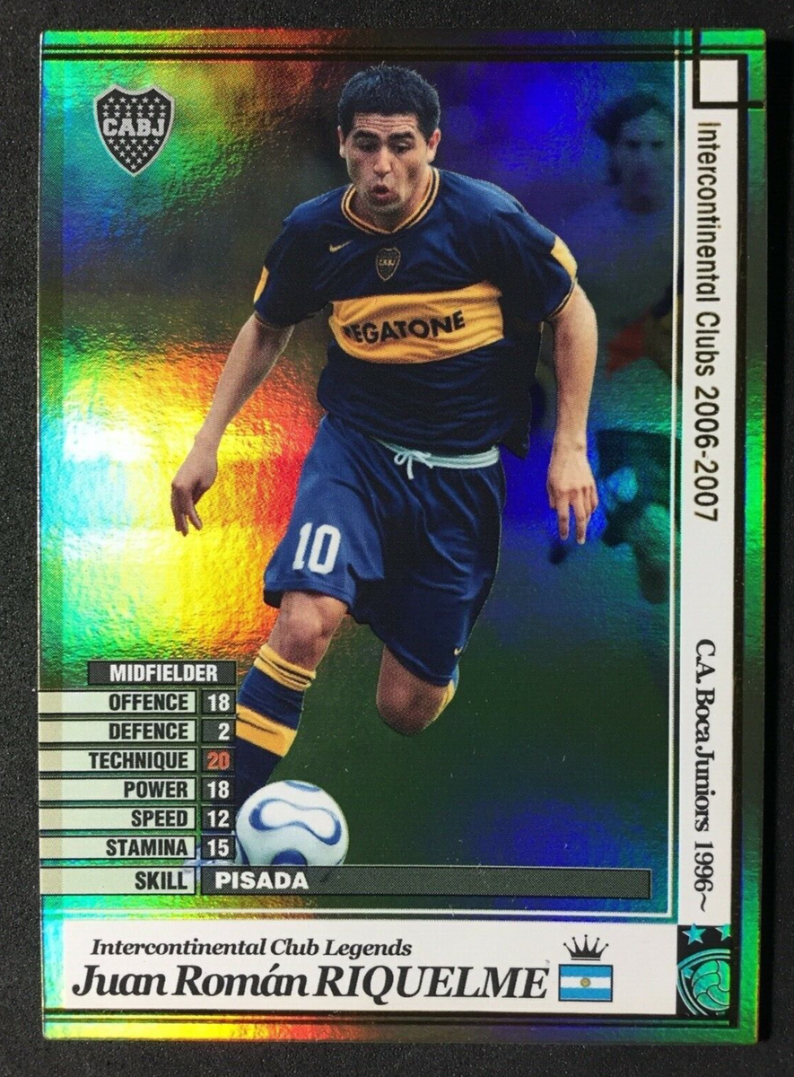 2006-07 Panini WCCF Legends Juan Roman Riquelme Boca Juniors