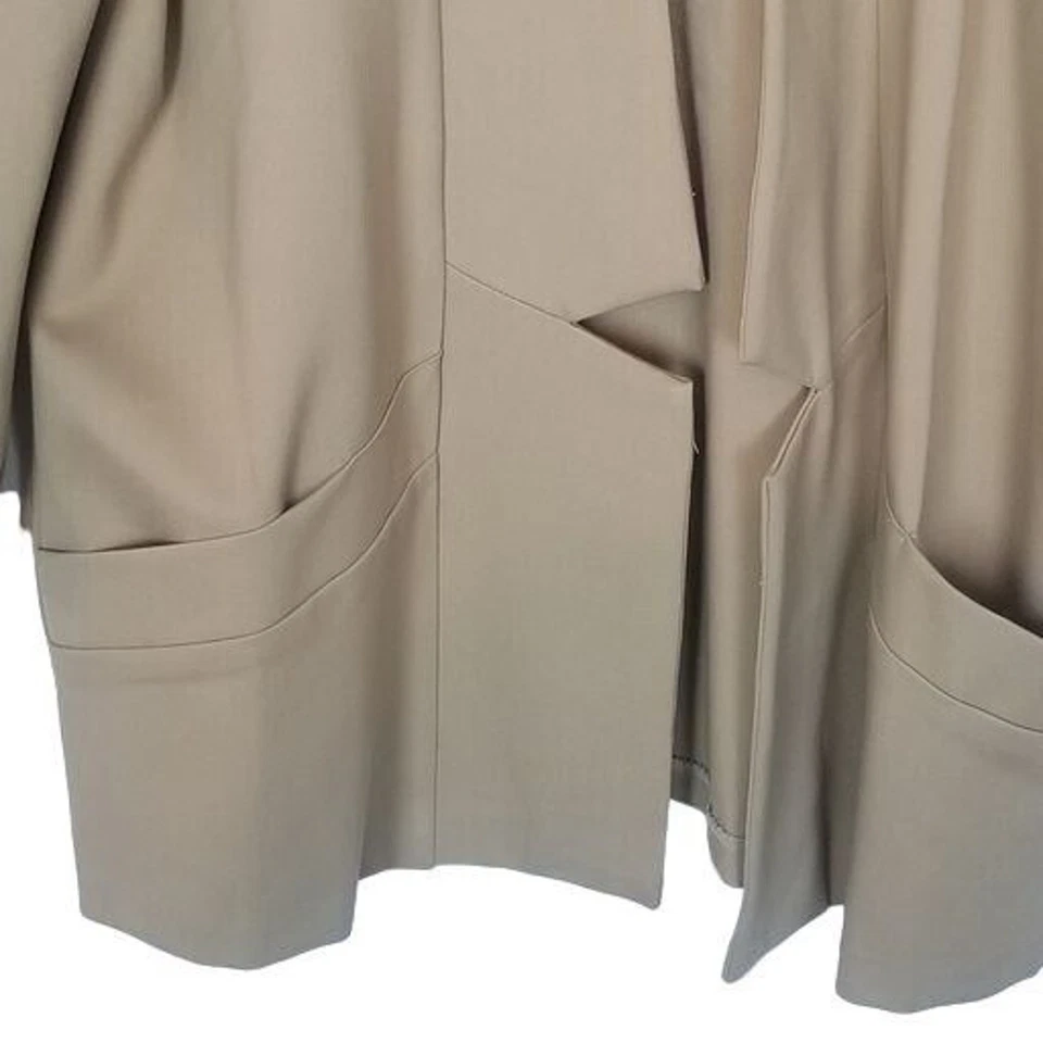 Chaqueta Blazer Marla Wynne Mujer M Cárdigan Tostado Blazer Mujer Blazer Tejido Mujeres Foto 3 de 4