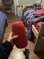 onn rugged speaker With Led Lights RED AOA 