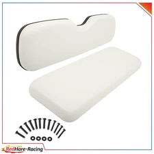 Golf Cart Cushion Rear Seat Kit For Madjax Genesis 150/250/300 seats & GTW White