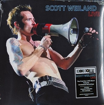 SCOTT WEILAND Live SEALED limited edition LP Blue Vinyl RSD | eBay