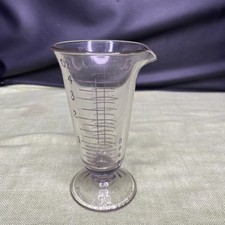 Kodak 3oz Graduated Glass Measure Darkroom Photographic Use Only Vintage