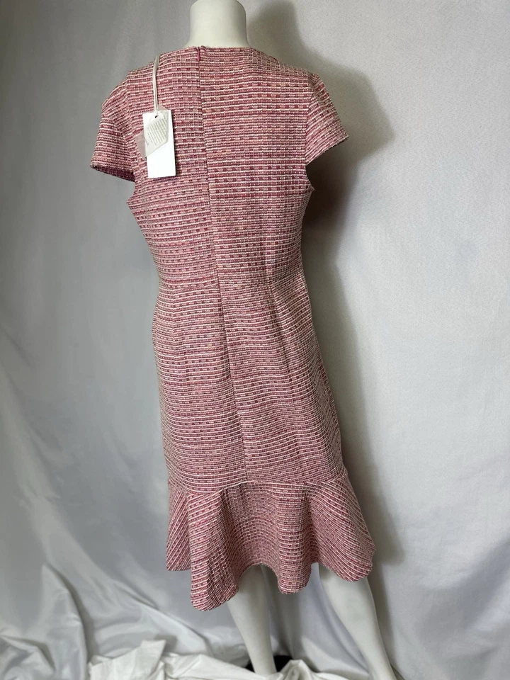 Vestido para mujer Grace Karin rosa tweed como hasta la rodilla grande nuevo con etiquetas Foto 3 de 3