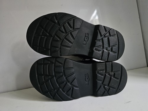 UGG Australia Lynde UK 9 EU 27,5 LACKLEDER KINDER MÄDCHEN SCHWARZ SCHLEIFE STIEFELETTEN - Bild 17 von 17