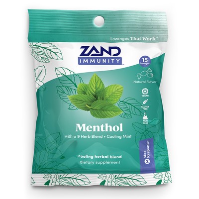 Zand HerbaLozenge Menthol | Peppermint & Eucalyptus (15 Lozenges)