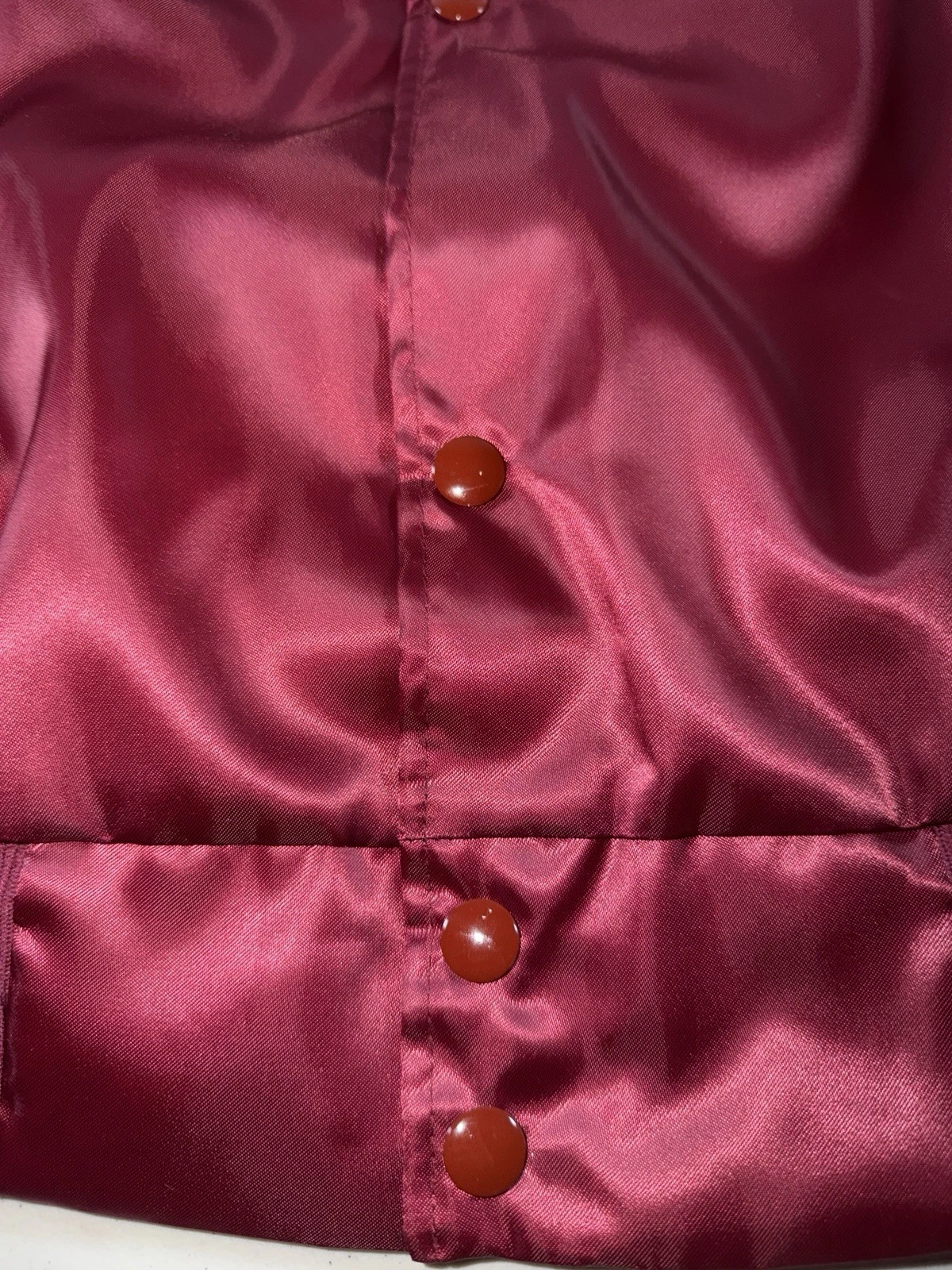 Vintage 90s Chevrolet Corvette 40th Anniversary Bomber Satin Jacket Medium - product detail image 6