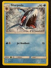 Sharpedo 28/145 Rare SM - Guardians Rising Pokemon NM