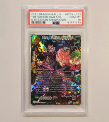 The Wicked Saiyans BT15-153 Secret Rare Saiyan Showdown