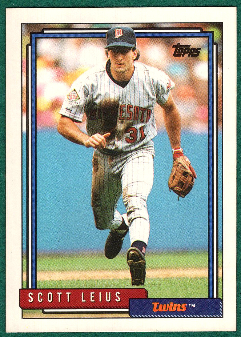 Scott Leius - 1992 Topps #74 - Minnesota Twins Baseball Card