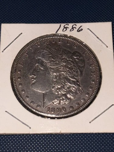 1886 P Morgan Silver Dollar UNC 90% Silver!!