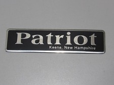 Vintage Patriot Volkswagen Keene New Hampshire Metal Dealer Badge Emblem Tag VW