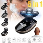 5 in 1 4D Rechargeable Bald Head Electric Shaver Men Rotary Body Hair Trimmer