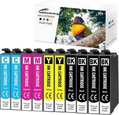 10x Patronen passt für Epson 603XL XP-2100 2105 3100 3105 4100 4105 WF-2810 2830