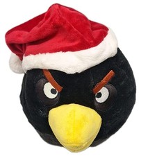 Angry Birds Seasons Plush Christmas Bomb Black Bird 8 Commonwealth 2011