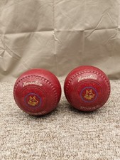 2x Henselite Tiger Bowls Size 2H 20WB Red,Short Mat W/Carry Bag