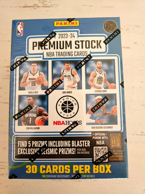 2023-24 Panini NBA Hoops Premium Stock Blaster Box