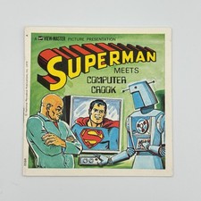 Vintage VIEW-MASTER Superman Meets Computer Crook Booklet Only