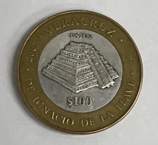 Mexico 100 Pesos 2007 Silver Bi-Metallic - Veracruz