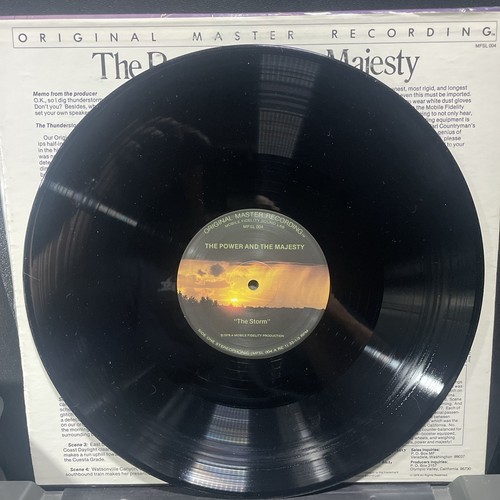 Brad Miller The Power And The Majesty 1978 LP MFSL 004 Original Master Recording - Picture 3 of 4