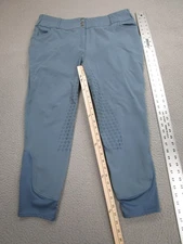 Hadley by SmartPak Full Seat Breeches Womens 40R Blue Equestrian Riding Pants