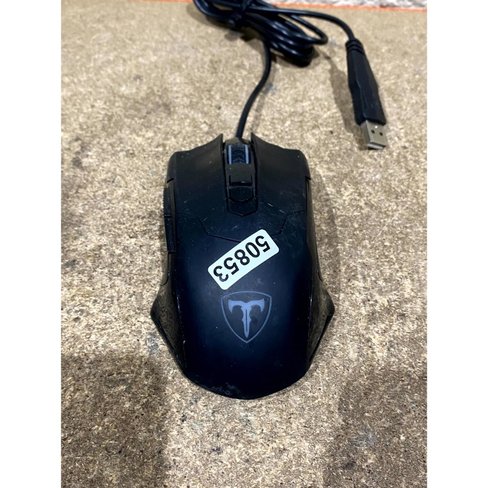 Pictek T7 Optical Gaming Mouse USB Wired Ergonomic LED Lighting 4-Way Scrolling - Image 4 of 4