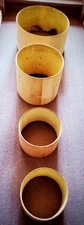 4 Vtg 1971 PEARL President Drum Shells 10 Lug 22x14,13x9, 12x8 Wood & Fiberglass
