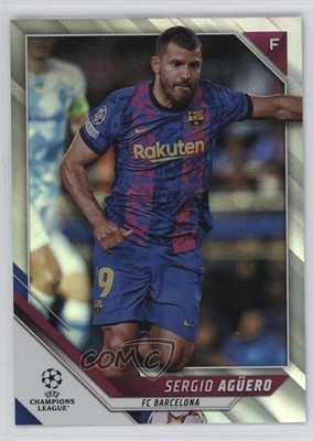 2021 Topps UEFA Champions League Silver Foil /75 Sergio Aguero Agüero #187 9et
