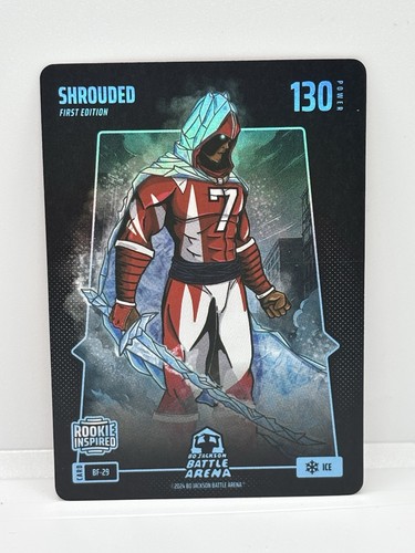 2024 Bo Jackson Battle Arena CJ Stroud RC SHROUDED SP #BF-29 Ice Battlefoil