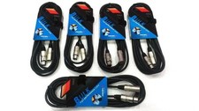 Proel BULK250LU3 Cavo Per Microfono Casse Cannon Xlr M/F Set Di 5 Cavi Da 3 Mt