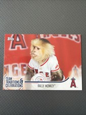 2018 Topps Baseball #TTC-RM Rally Monkey Team Traditions & Celebrations
