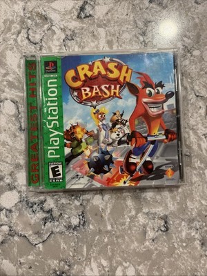 Crash Basher PlayStation 1 Greatest Hits Complete Set with Manual