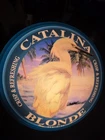 Vintage Rare Catalina Blonde Anheuser-Busch lighted beer sign bar pub 16" round