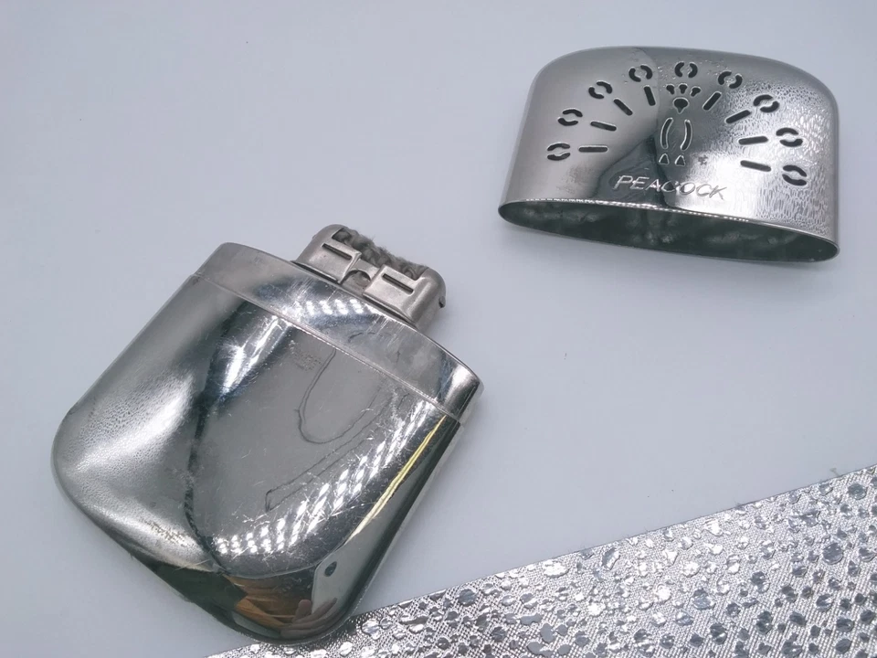 Calentador de manos cromado marca Peacock hecho en Japón Foto 3 de 4